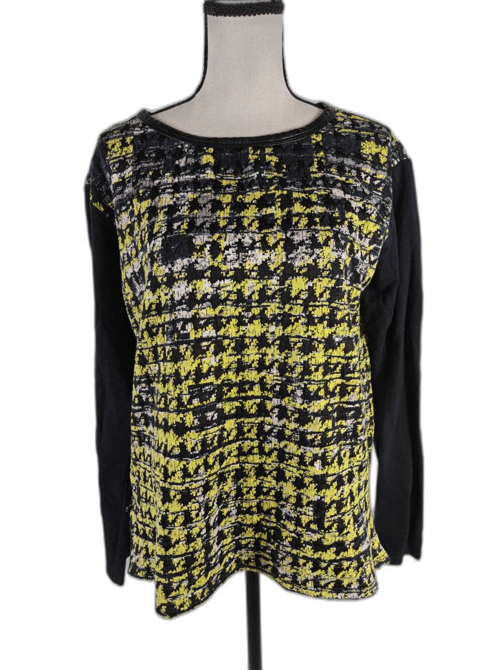 Women's Kenneth Cole New York Abstract Print Long Sleeve Sweater
